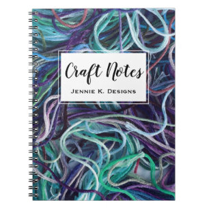 Embroidery Thread Crafts Notebook