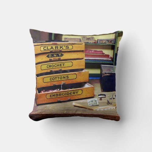 Embroidery Thread for Sale Throw Pillow