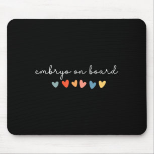 Embryo On Board Heart Ivf Transfer Day Fertility N Mouse Pad