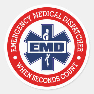 EMD (Emergency Medical Dispatcher) Classic Round Sticker