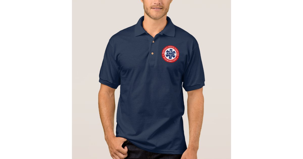 EMD (Emergency Medical Dispatcher) Polo Shirt Zazzle