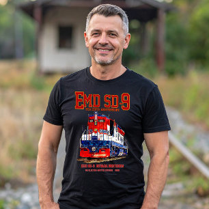 EMD SD-9 USA 250th Anniversary Heritage Locomotive T-Shirt