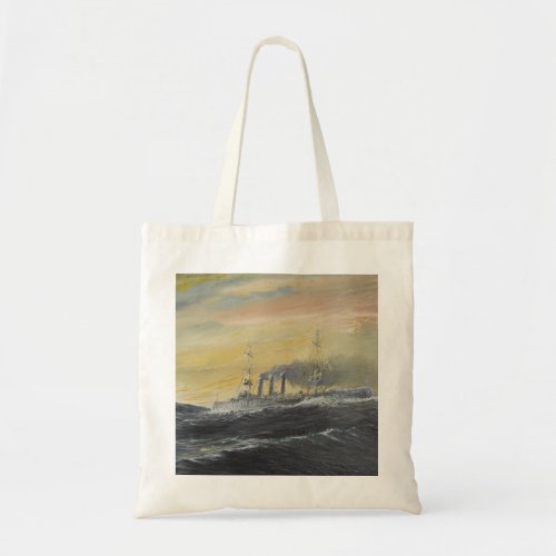 Emden rides the waves Indian Ocean 1914 2011 Tote Bag