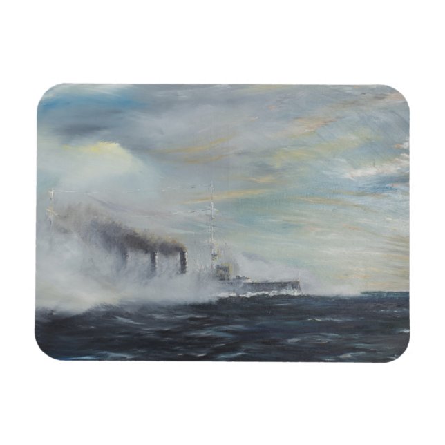 Emden 'The Swan of the East' 1914 2011 Magnet (Horizontal)