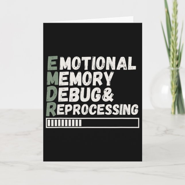 Emdr Emotional Memory Debug Reprocessing Humor _1  Card (Front)