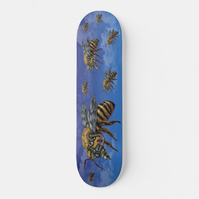 Emek "Bees" Skateboard Deck (Front)