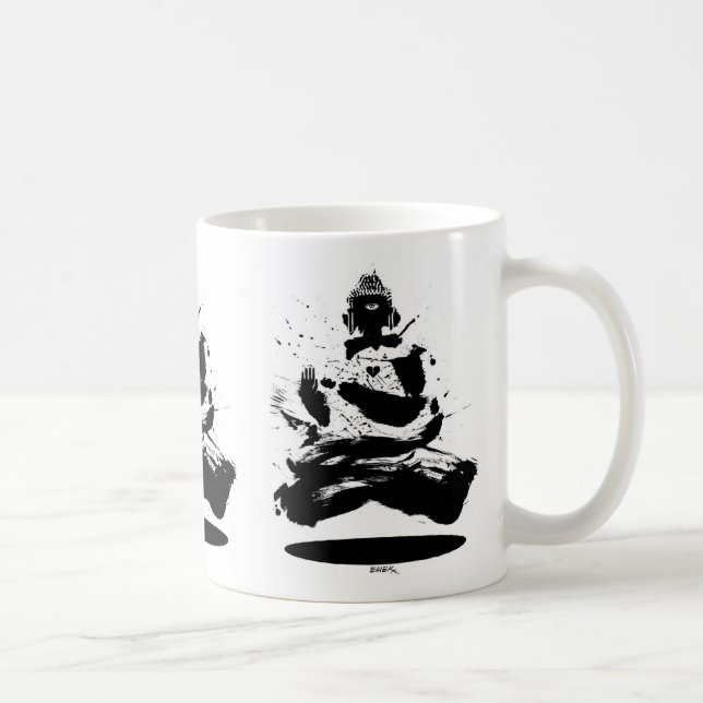 emek_buddha_mug coffee mug (Right)