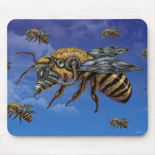 emek_honeybee_mousepad mouse pad (Front)
