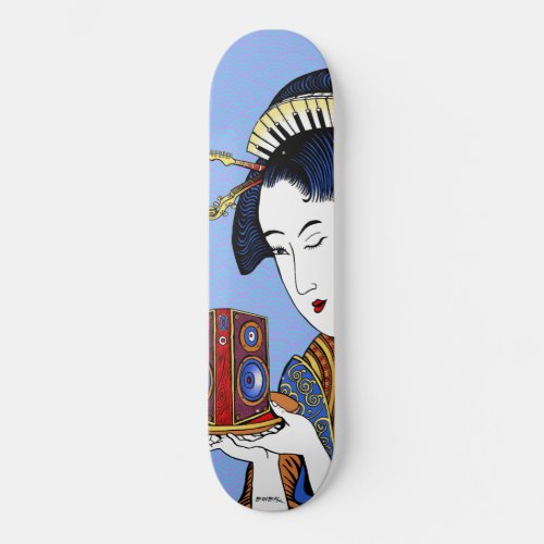 Emek Japanese Music Lady Skateboard Deck