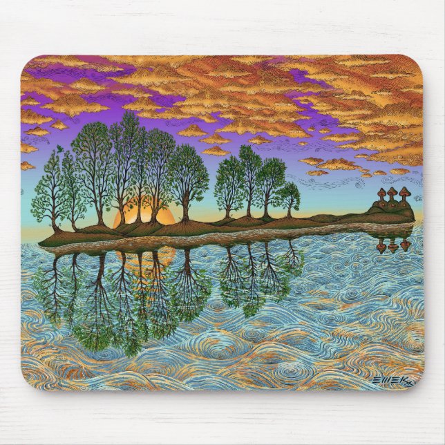 emek_lake_guitar_mousepad mouse pad (Front)