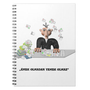 Emek olmadan yemek olmaz Personalized Notebook