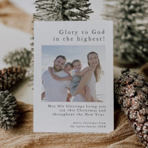 EMELIA Minimalist Photo God Christian Christmas