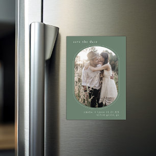 EMELIA Photo Woodland Forest Wedding Save the Date Magnetic Invitation