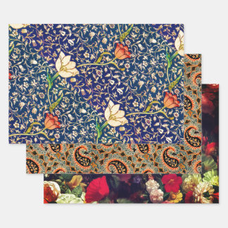 Emelia, Sofia and Fleuresse Wrapping Paper Sheets