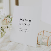 EMELIA Unique Neutral Rustic Wedding Photo Booth