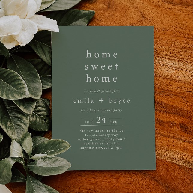 EMELIA Woodland Nature Rustic Forest Housewarming Invitation (EMELIA Woodland Nature Rustic Forest Housewarming Invitation)