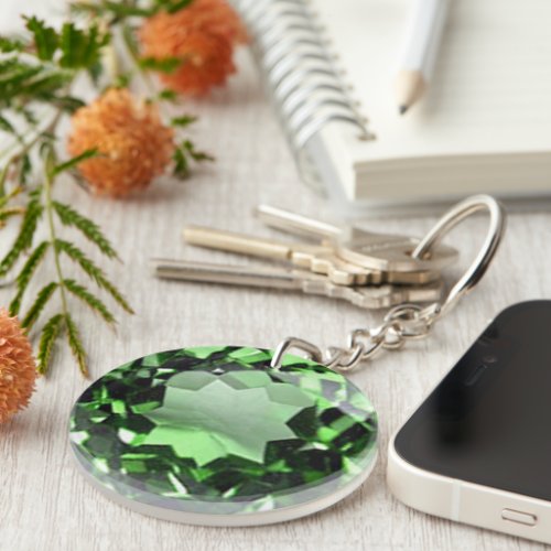Emerald 1 keychain