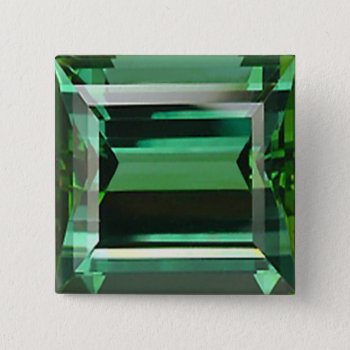 Emerald 3 Button by efhenneke at Zazzle