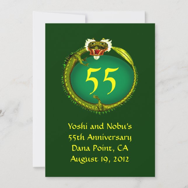 Emerald 55th Anniversary Invite (Front)