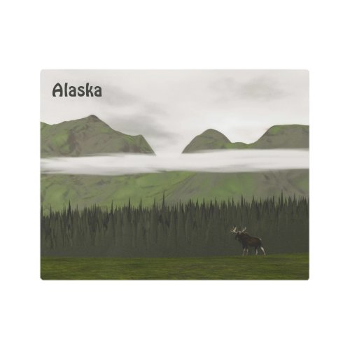 Emerald Alaska Metal Print