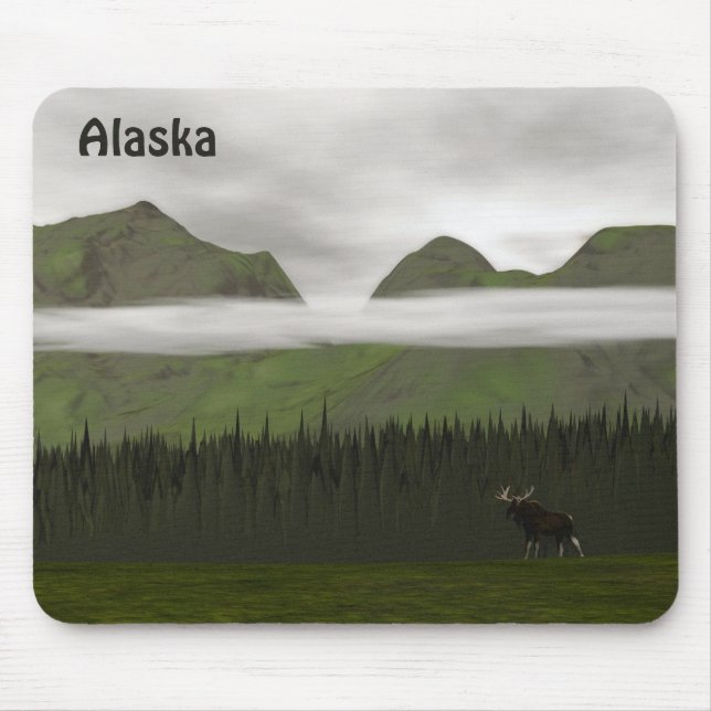 Emerald Alaska Mouse Pad (Front)