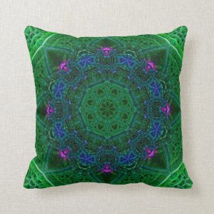 Emerald Amethyst Sapphire Dome Pillow