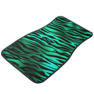 Emerald and Gold Safari Series Design 10 Car Floor Mat