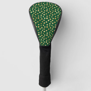 Emerald and Gold Safari Series Design 11 Golf Head Cover