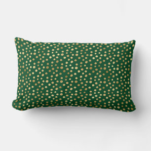 Emerald and Gold Safari Series Design 11 Lumbar Pillow