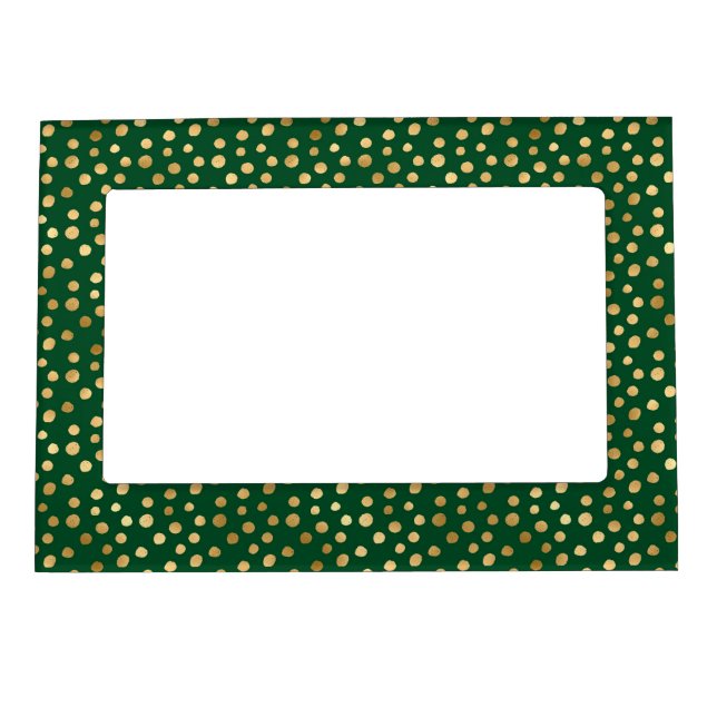 Emerald and Gold Safari Series Design 11 Magnetic Frame (Front)