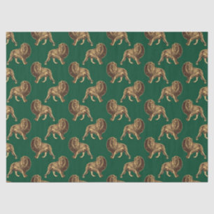 Emerald and Gold Safari Series Design 13 Tissue Paper