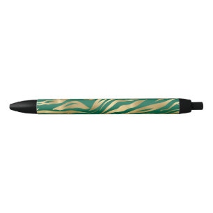 Emerald and Gold Safari Series Design 2 Pen