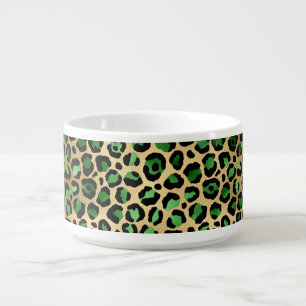 Emerald and Gold Safari Series Design 8 Bowl