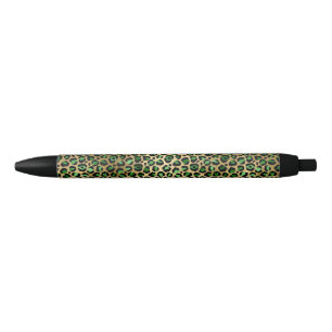 Emerald and Gold Safari Series Design 8 Pen