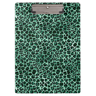 Emerald and Gold Safari Series Design 9 Clipboard