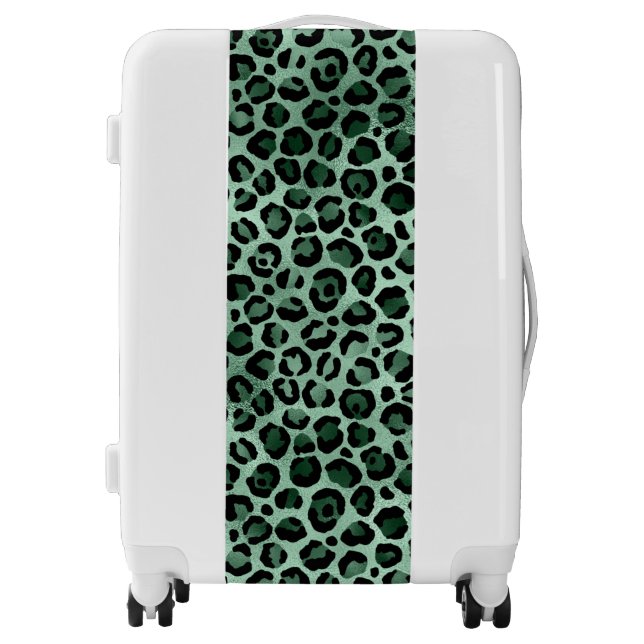 Emerald and Gold Safari Series Design 9 Luggage (Front)