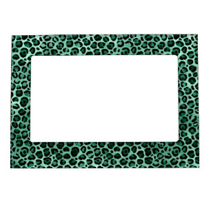 Emerald and Gold Safari Series Design 9 Magnetic Frame