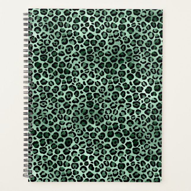 Emerald and Gold Safari Series Design 9 Planner (Front)