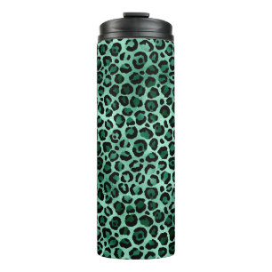 Emerald and Gold Safari Series Design 9 Thermal Tumbler