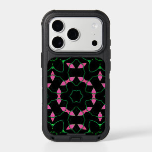 Emerald and Pink Kaleidoscope iPhone 17 Pro Case
