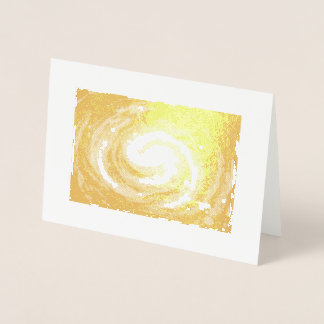 Emerald and Purple Galaxy Foil Card