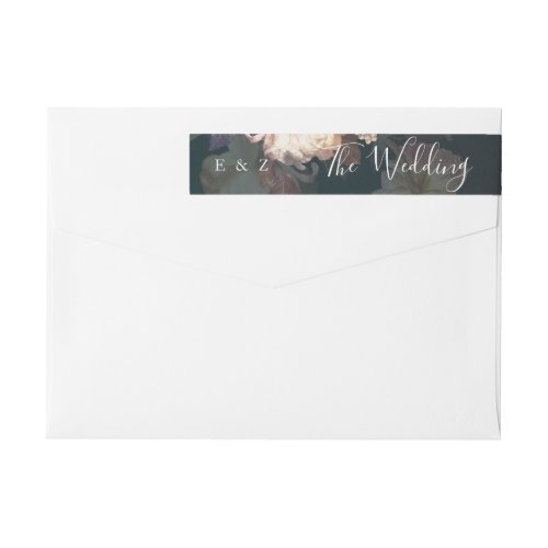 Emerald Antique Vintage Wedding Wrap Around Label