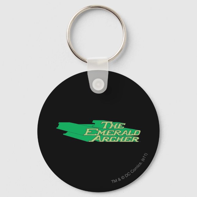 Emerald Archer Logo Keychain (Front)
