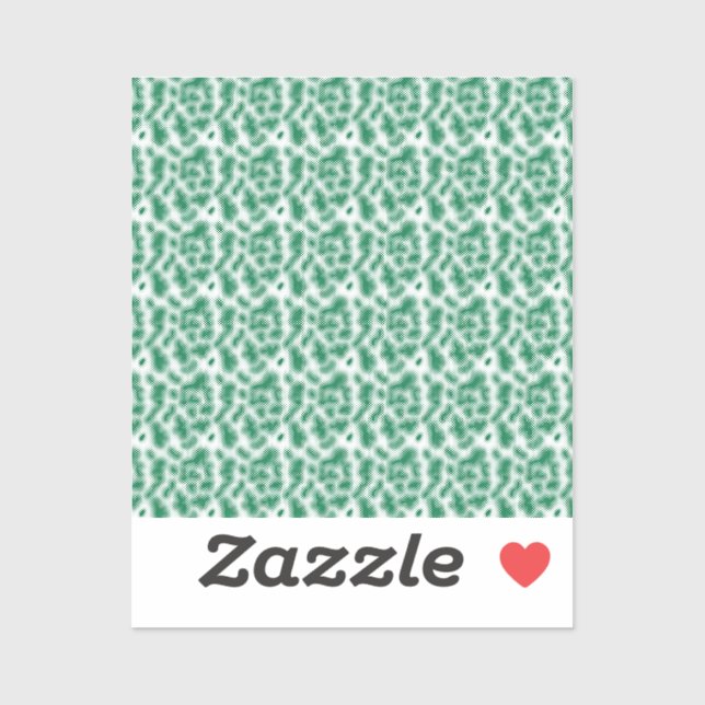 Emerald Artisan Luxury Pattern Design Sticker (Sheet)