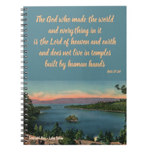 Emerald Bay Christian Notebook