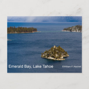 Emerald Bay, Lake Tahoe California Products Postcard
