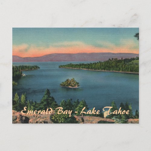 Emerald Bay _ Lake Tahoe Postcard