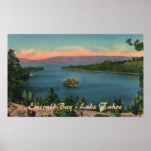 Emerald Bay _ Lake Tahoe Poster