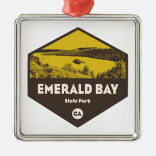 Emerald Bay State Park, California Metal Ornament
