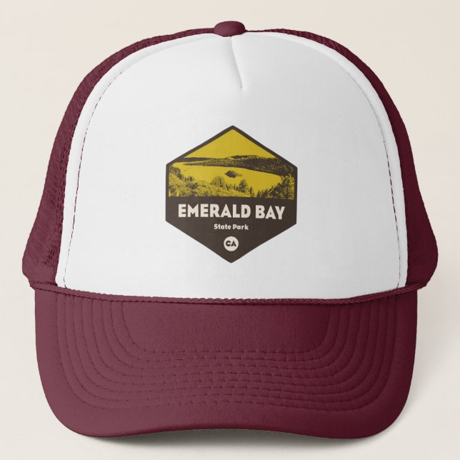Emerald Bay State Park, California Trucker Hat (Front)